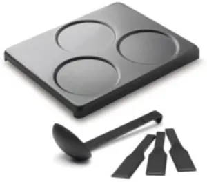 0029.121 Crepe Plate for PizzaGrill for6, Aluminium Sheet