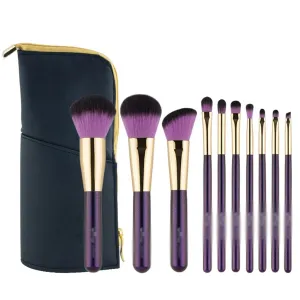 10 Pcs Makeup Brushes Set For Foundation Powder Blush Eyeshadow Concealer Lip Eye Make Up Brush Cosmetics Beauty Tools