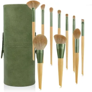 10 Pieces of Makeup Brush Set Super Soft Powder Blusher Powder Brush Eye Shadow Brush Cosmetic Brush