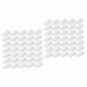 100pcs Beauty Makeup Sponges Dual Use Wet Dry Puff Applicators for Foundation Concealer Blush and Highlighter Soft Breathable Cosmetic Tools