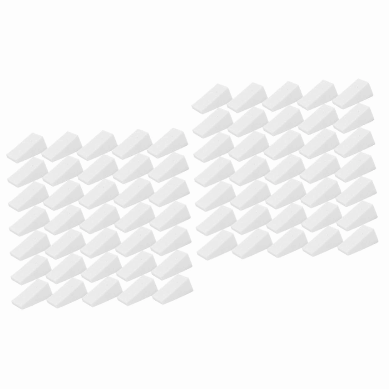 100pcs Beauty Makeup Sponges Dual Use Wet Dry Puff Applicators for Foundation Concealer Blush and Highlighter Soft Breathable Cosmetic Tools