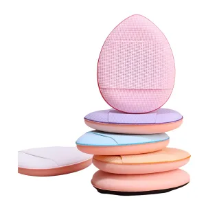 10Pcs Mini Finger Puff for Makeup - Air Cushion Powder Sponge, BB Cream Applicator, Small Cosmetic Blender for Foundation, Concealer, and Makeup Tools (Mixed Colors)