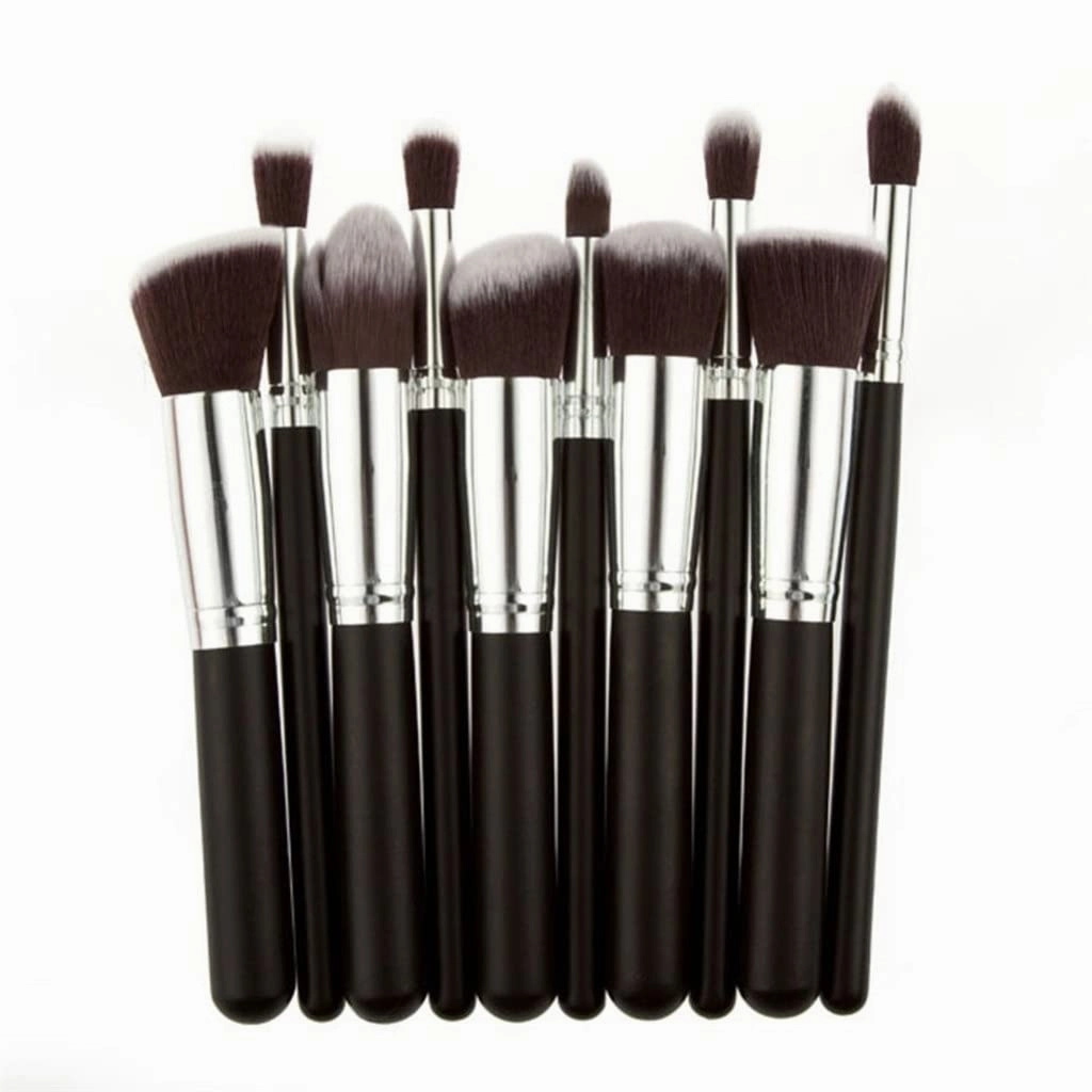 10PCS Makeup Brushes Set Professional Cosmetics Tools Eyeshadow Concealer Lip Eye Makeup Brush Kits Foundation Powder Blush