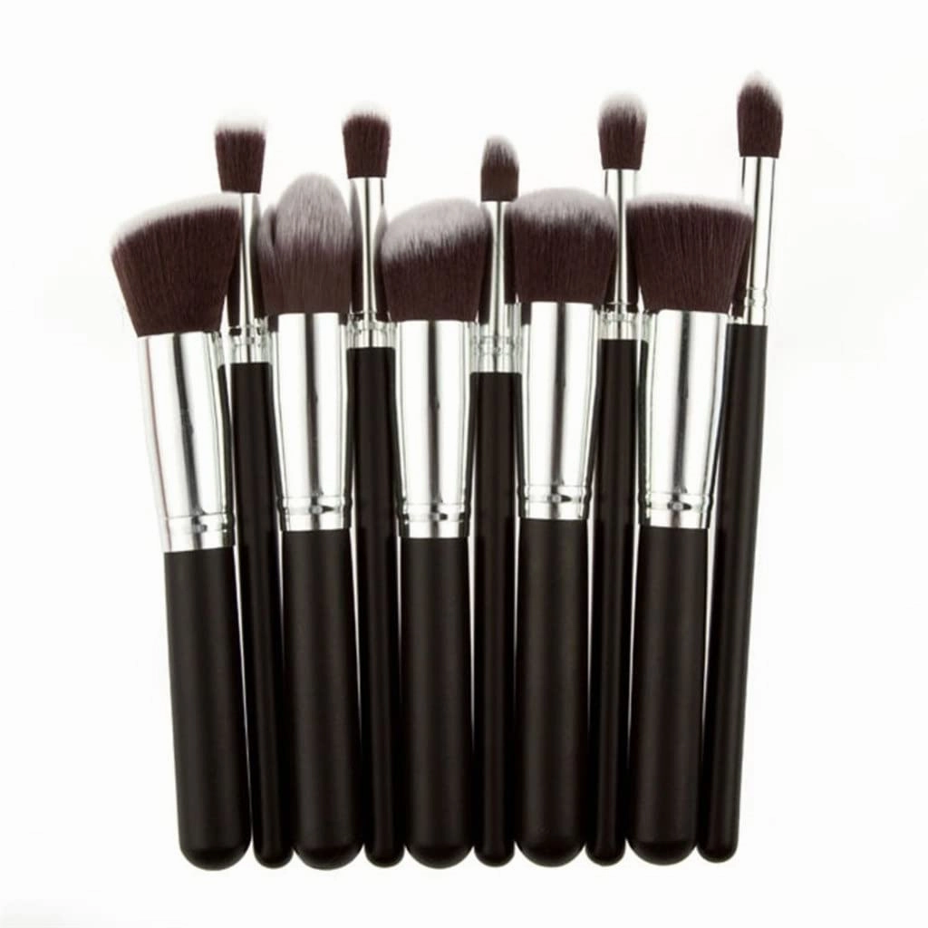 10PCS Makeup Brushes Set Professional Cosmetics Tools Eyeshadow Concealer Lip Eye Makeup Brush Kits Foundation Powder Blush