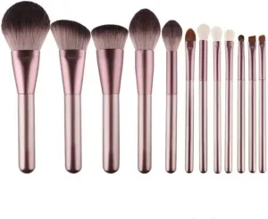 12 Pcs Makeup Brushes Set Eye Shadow Blending Eyeliner Eyelash Eyebrow Brushes for Makeup Beauty Make Up Brush