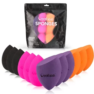 12PCS Makeup Sponge Set, Latex Free Makeup Blender for foundation, Makeup Sponges egg shaped, Makeup Sponges for all areas…