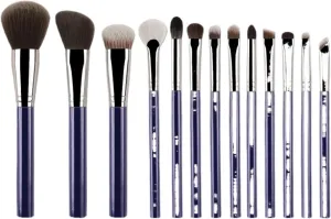 13-Pack Blue Handle Makeup Brush Set Makeup Concealer Brush Eyeshadow Brush Loose Powder Brush Cosmetics Beauty Tools