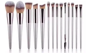 14 Champagne Gold Makeup Brush Sets Beauty Tools