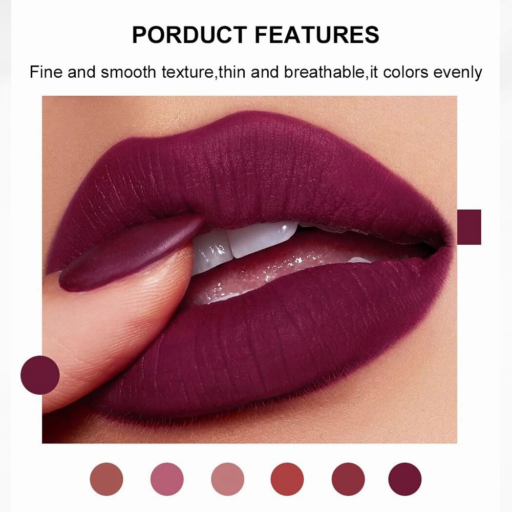 14 Colos Matte Waterproof LipStick Long Lasting Lip Makeup No Fade Pigmented Lip Stick Cosmeitc for Girls and Women Christmas Valentine's Day Gift (01#)