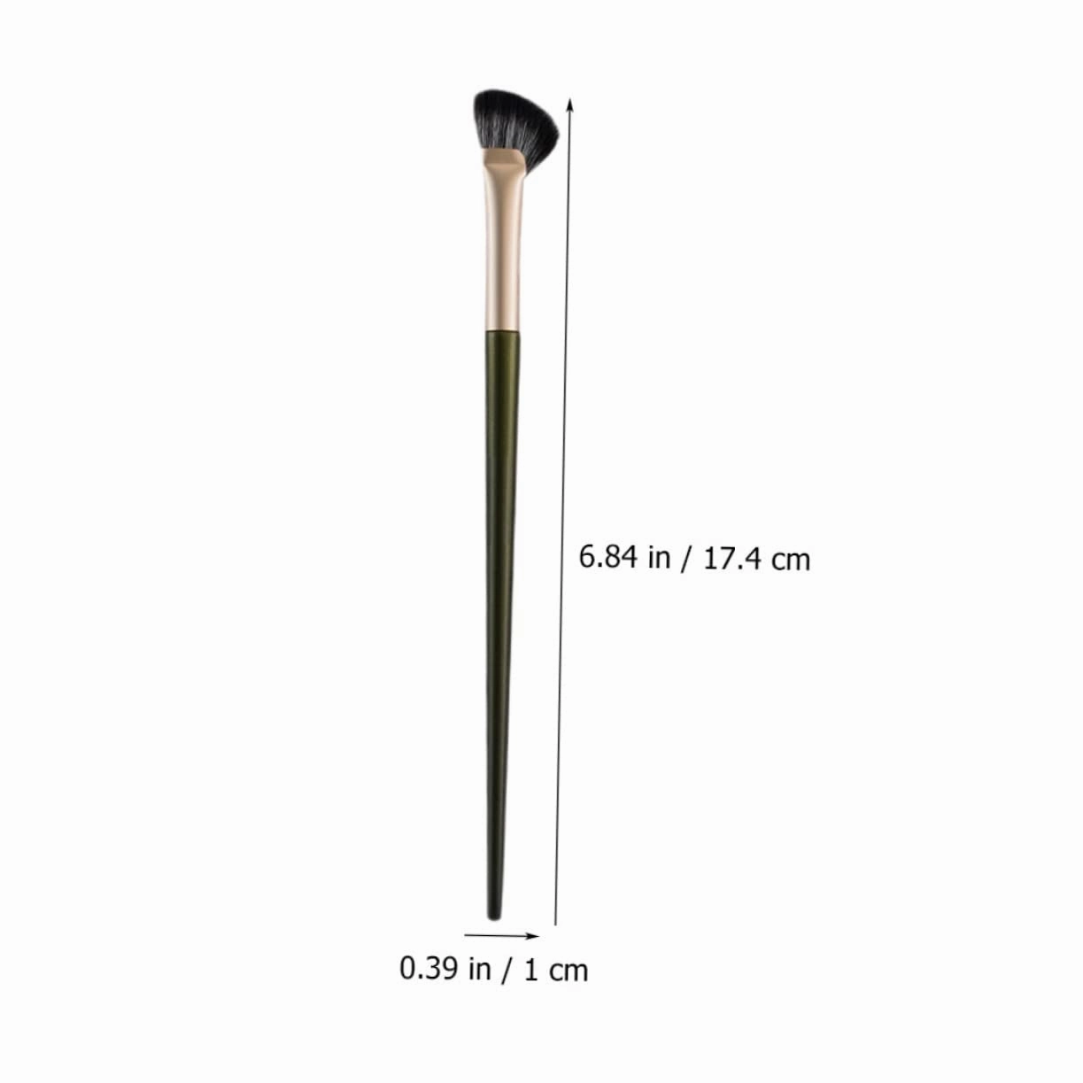 16pcs Angled Makeup Brush Nose Contour Eye Shadow and Concealer Brushes for Blending Premium Synthetic Hair Soft and Comfortable for Professional Makeup Application