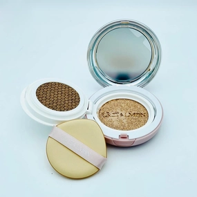 1PC Salmon Oil Control/Moisturizing Double-side Double Effect Concealer   CC Cream Air Cushion Foundation, Long Lasting Color Correcting Blemishes Covering Perfect (white)