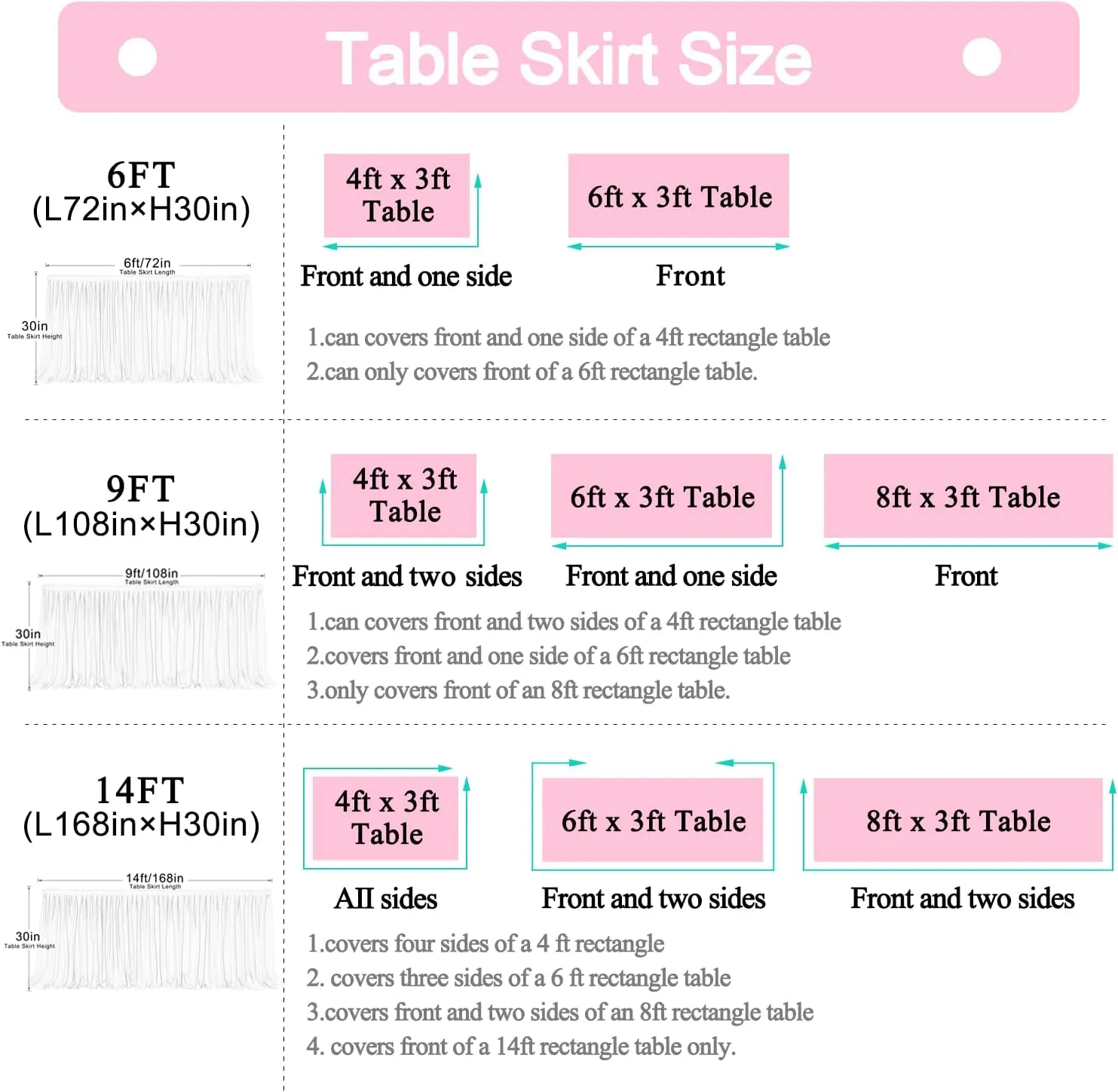2 Pack 6ft Champagne Tulle Table Skirts for Birthday Party Wedding Reception Champagne Tutu Table Cloths for Parties Baby Shower Dessert Cake Table Decor
