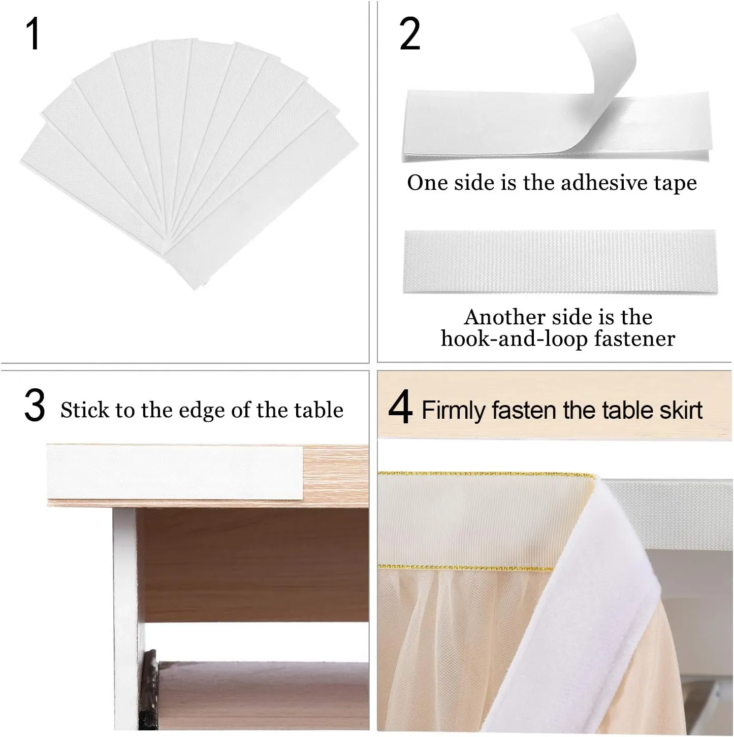 2 Pack 6ft Champagne Tulle Table Skirts for Birthday Party Wedding Reception Champagne Tutu Table Cloths for Parties Baby Shower Dessert Cake Table Decor