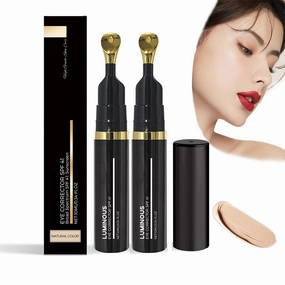 2024 Luminous Eye Corrector Spf 41, Under Eye Color Corrector for Dark Circles, Eye Concealer for Dark Circles, Daily Moisturizing, Long-Lasting, Natural Full Coverage (2pcs-Natural)