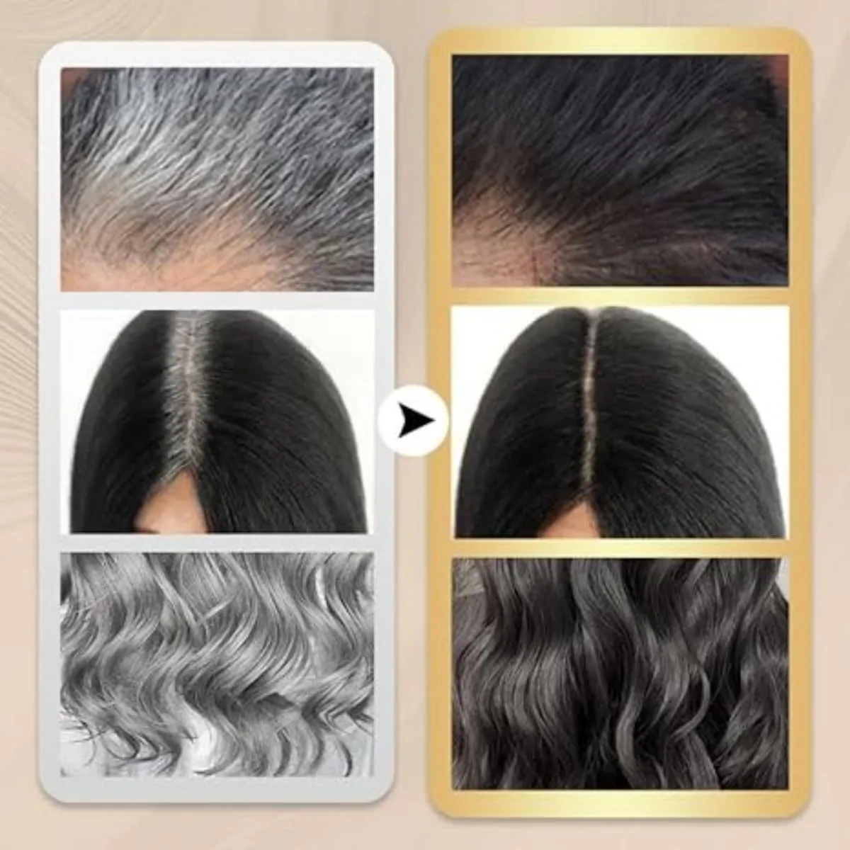 2025 Safe And Convenient Comb Hair Dye,Disposable Hairline Modifire Stick,Portable Hair Dye Pen,Temporary Gray Concealer Cover Up Brush For Covering Gray Hair (Black brown color chestnut brown)