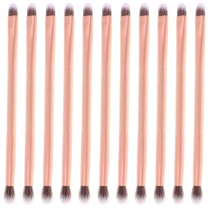 24pcs Double Ended Eyeshadow Brush Duo Makeup Brush Eyeshadow Smudge Brush Professional Eye Makeup Cosmetic Tool Cosmetics Applicator Blending Brush for Eyeshadow