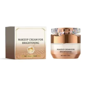 2pcs Lazy Face Cream Invisible Pores Cover Dark Spot Oil Control Brightening Foundation Base Concealer Moisturizing Isolation Cream