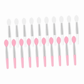 2sets 20-piece Makeup Lip Brush Set Lipstick Applicator Brushes Micro Applicator Lipstick Lip Mask Silicone Makeup Tools 20pcs*2