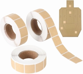3000-Piece Self-Adhesive Target Stickers, 0.9 Inches, 3 Rolls for Bullet Hole Repair at Shooting Range