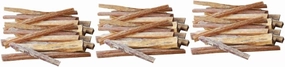 3pcs Wood Firelighters for Camping BBQ Starter Pack Dried Sticks Outdoor Firewood Fast Flame Starter Tool