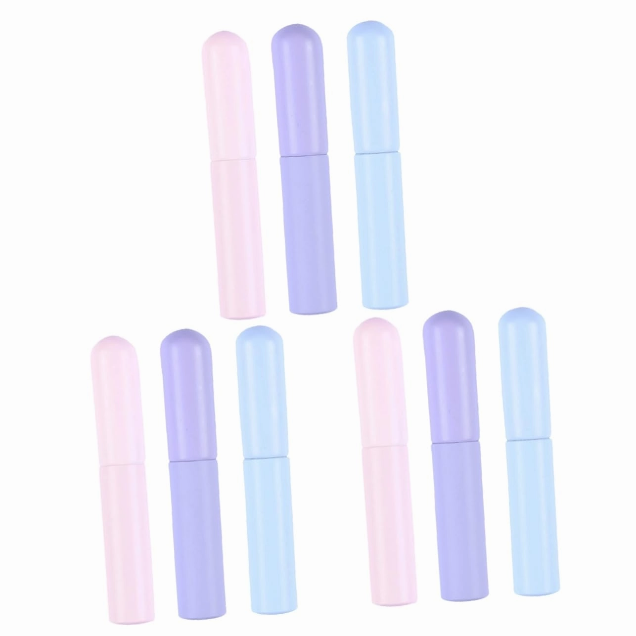 3sets Makeup Brush for Women Silicone Lip Brush and Lipstick Applicator Set 3pcs*3