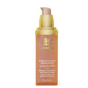 4 in 1 Foundation Colour Changing Liquid - Hydrating Medium/Light full coverage concealer with SPF 50  Inspired -Longwearing & Waterproof-Care makeup 1oz(30ml)
