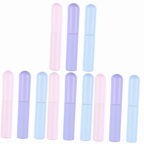 4sets Lip Brush for Women Silicone Lip Makeup Brush Lipstick Applicator Wands 3pcs*4