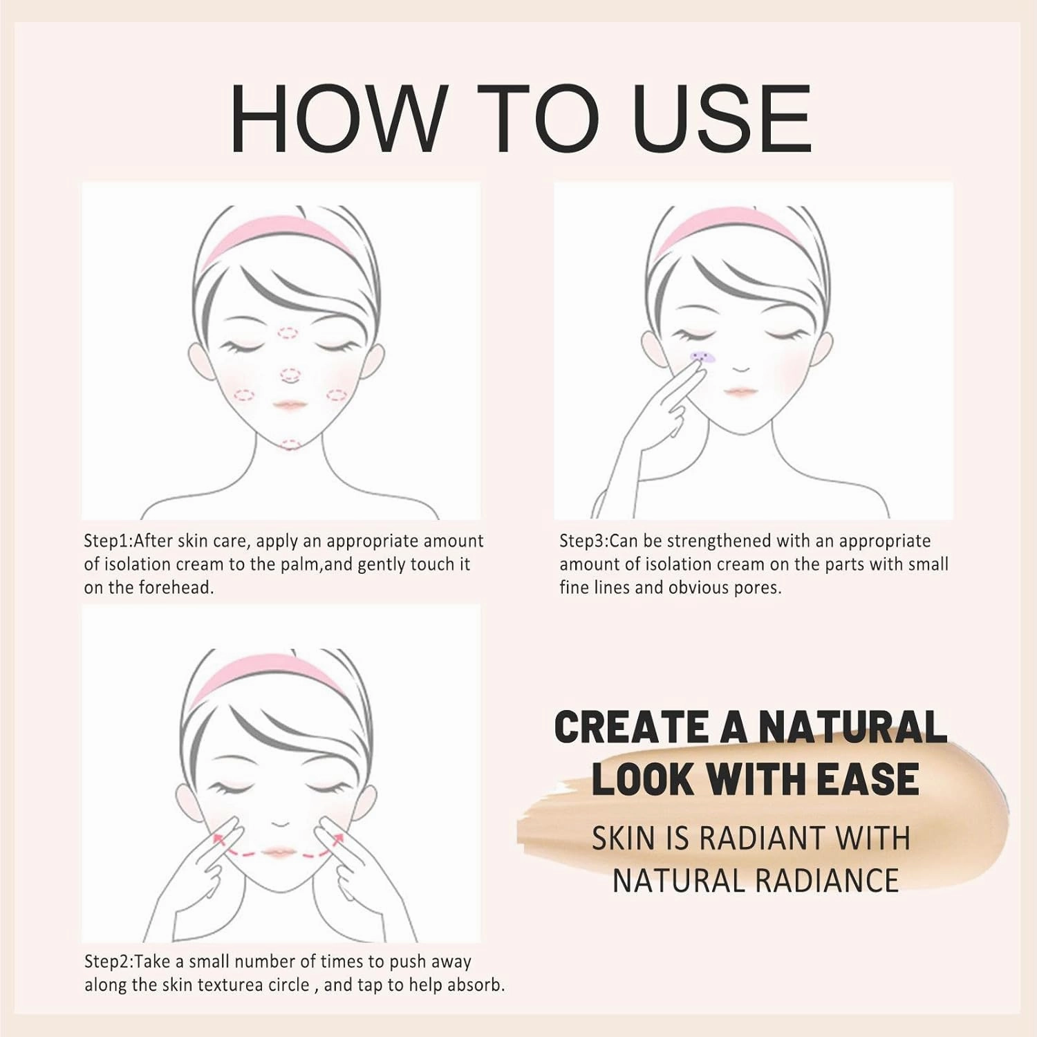 5xcc Cream Base Primer for, 2 Pcs