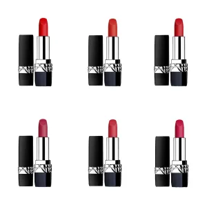 6 Colors Matte Liquid Lipstick, Ladies Matte Liquid Lipstick Long Lasting Waterproof Velvet Moisturizing Lipstick Long-Wearing and Hydrating Lip Gloss Set Pigmented Lip Makeup for Girls and Women Gift (6 PCS)