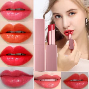 6 Colos Matte Waterproof LipStick Summer Long Lasting Lip Makeup Set No Fade Pigmented Lip Stick Cosmeitc Gift Kits (006)