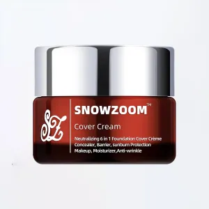 6 in 1Foundation Cream Medium/Light Spectrum by Snowzoom-Protecting from Sun with SPF50; for Gym, Sports, Dancing (LIGHT BEIGE- For medium skin tone, 1.23 oz/ 35 g)