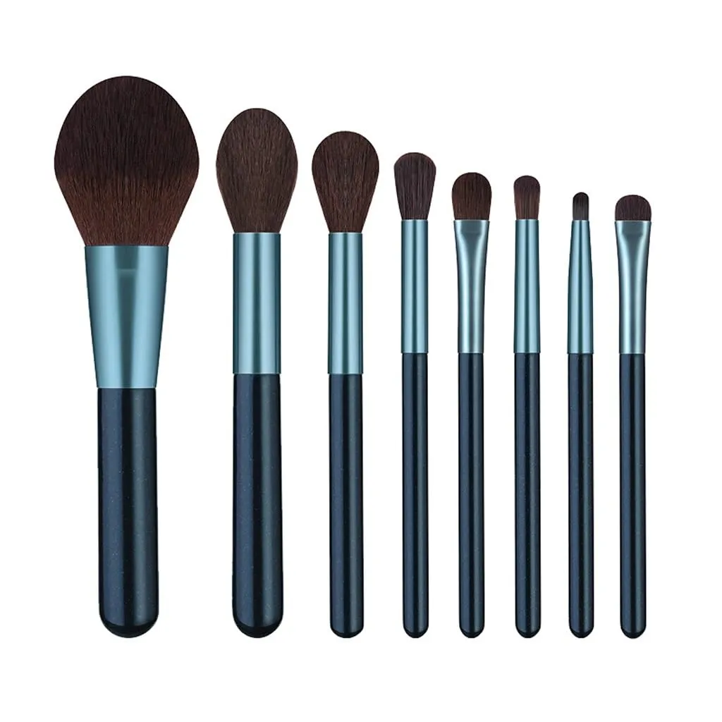 8 pieces of makeup brush set, full set of powder eye shadow beauty tools