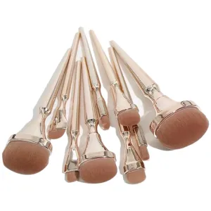 9 pcs golden oval makeup brush set foundation blush concealer brush seamless makeup brush eyeshadow brush makeup set