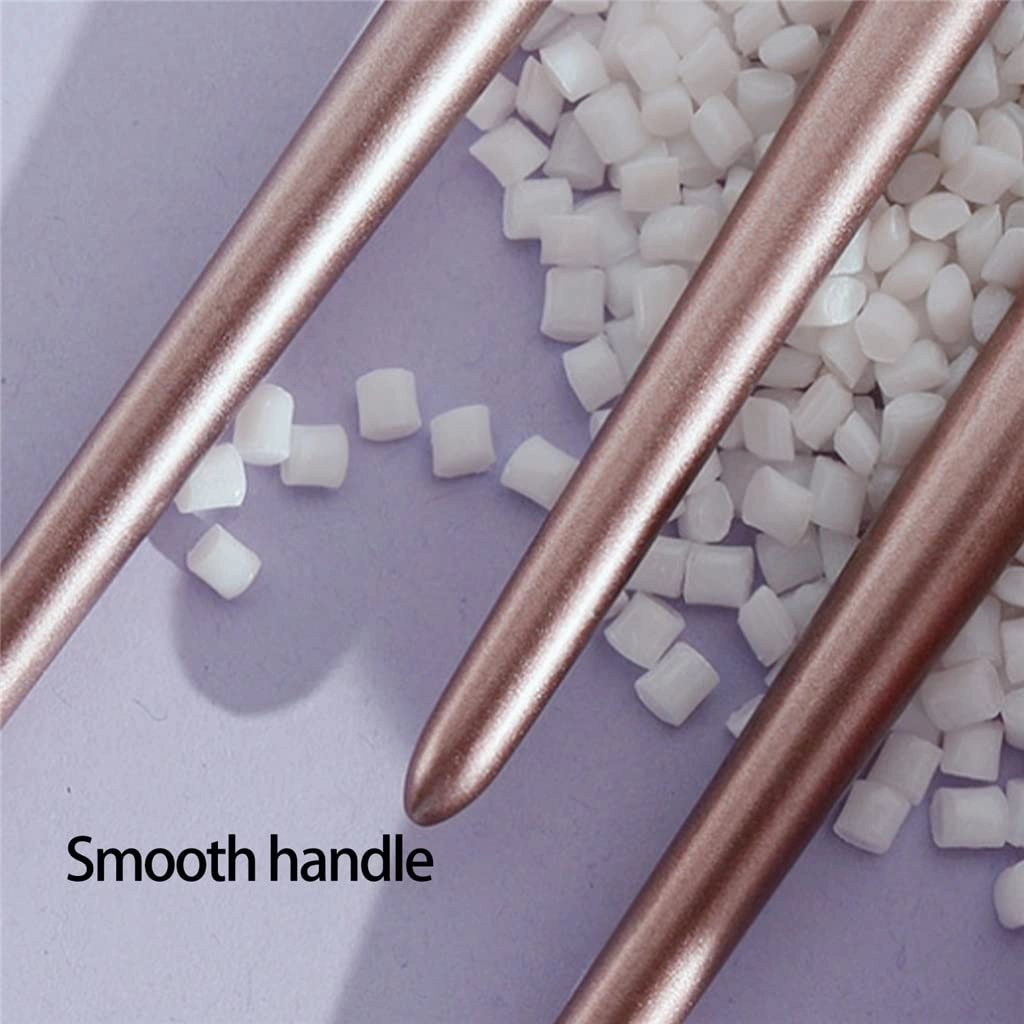 9Pcs Champagne Makeup Brushes Set for Cosmetic Foundation Powder Blush Eyeshadow Blending Make Up Brush Beauty Tool