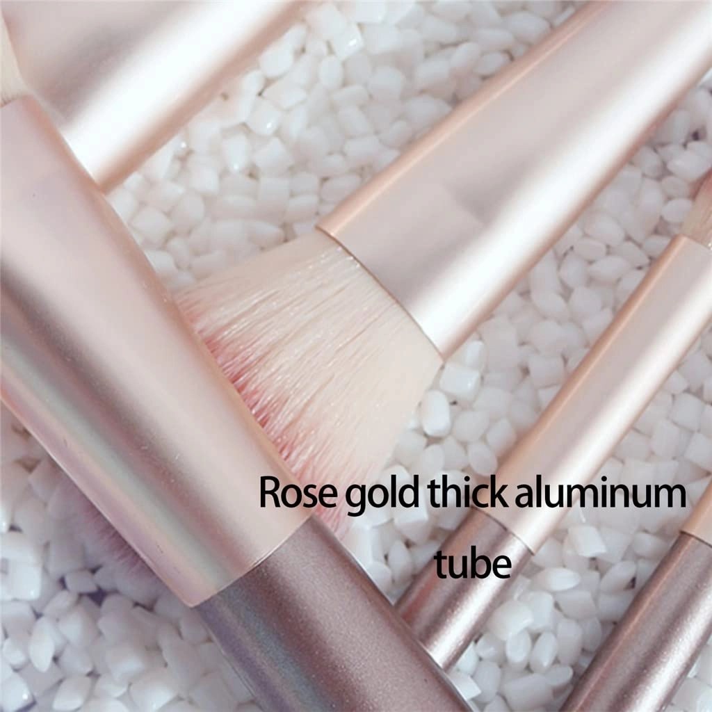 9Pcs Champagne Makeup Brushes Set for Cosmetic Foundation Powder Blush Eyeshadow Blending Make Up Brush Beauty Tool
