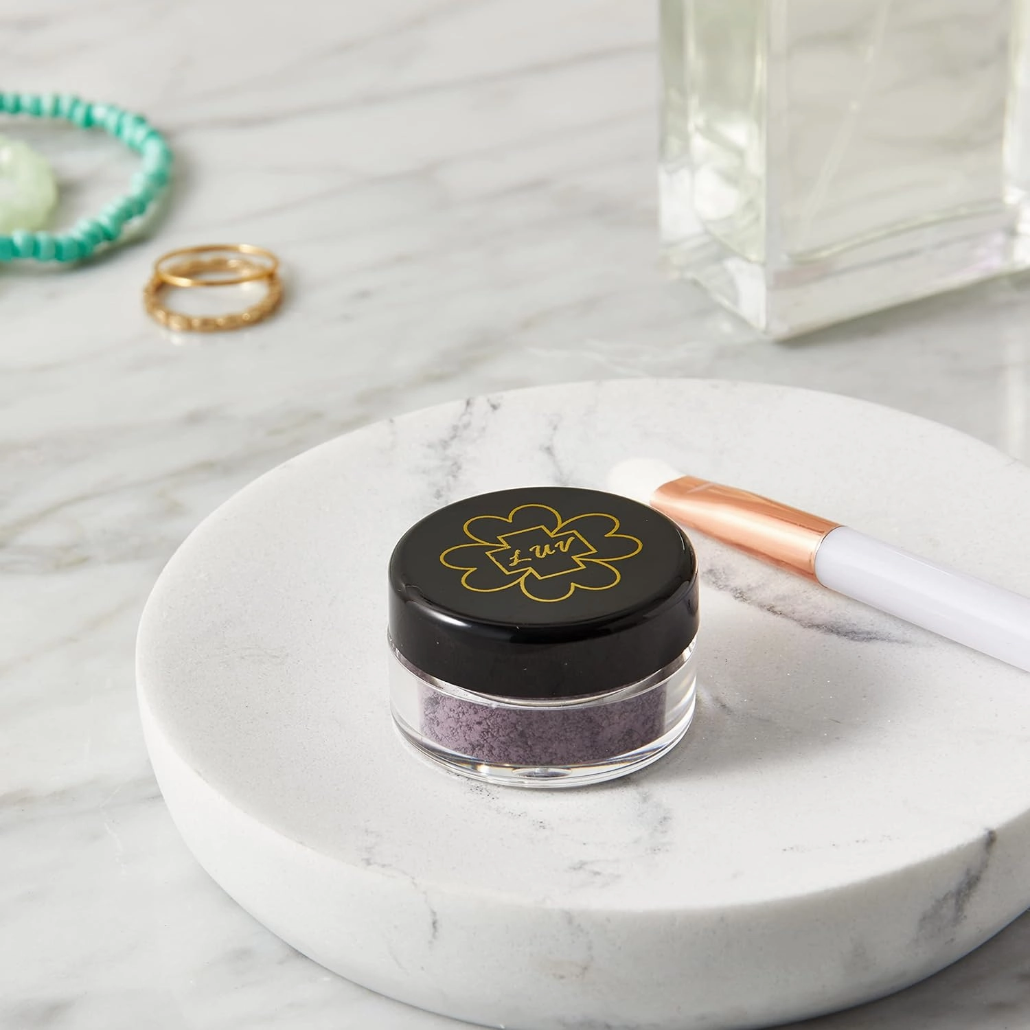 | Eyeshadow Mineral Pigments (Loose) - 3 g | Gluten-Free, Talc-Free & Paraben-Free | Matte Plum Brown | Sultry