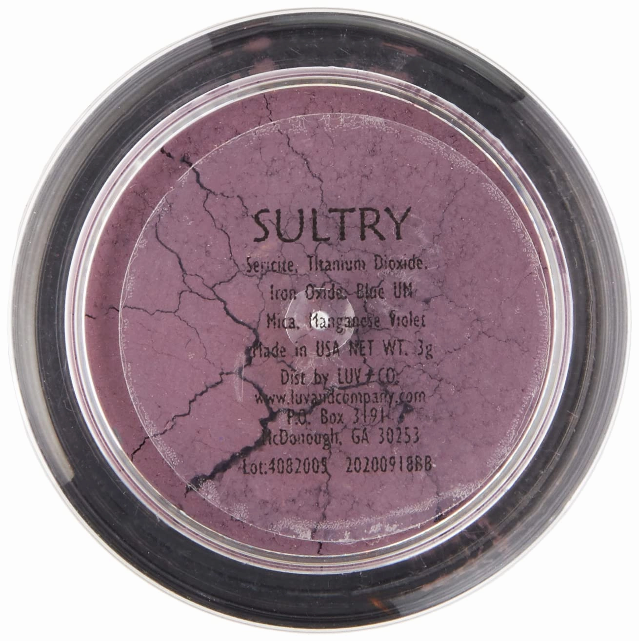 | Eyeshadow Mineral Pigments (Loose) - 3 g | Gluten-Free, Talc-Free & Paraben-Free | Matte Plum Brown | Sultry