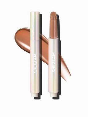 [Test1] SHEGLAM Pout-Perfect Shine Lip Plumper-Sepia Kiss Moisturizing Plumping Solid Lip Gloss Non-Stick Nourishing Lip Plumping Serum Coconut Oil Lipstick Lip Cosmetics