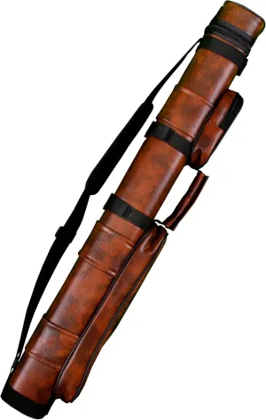 Accuplay Billiards 2X2 Hard Pool Cue Stick Carrying Case Choose Black, Brown, Hot Pink White, Blue White, or Black White