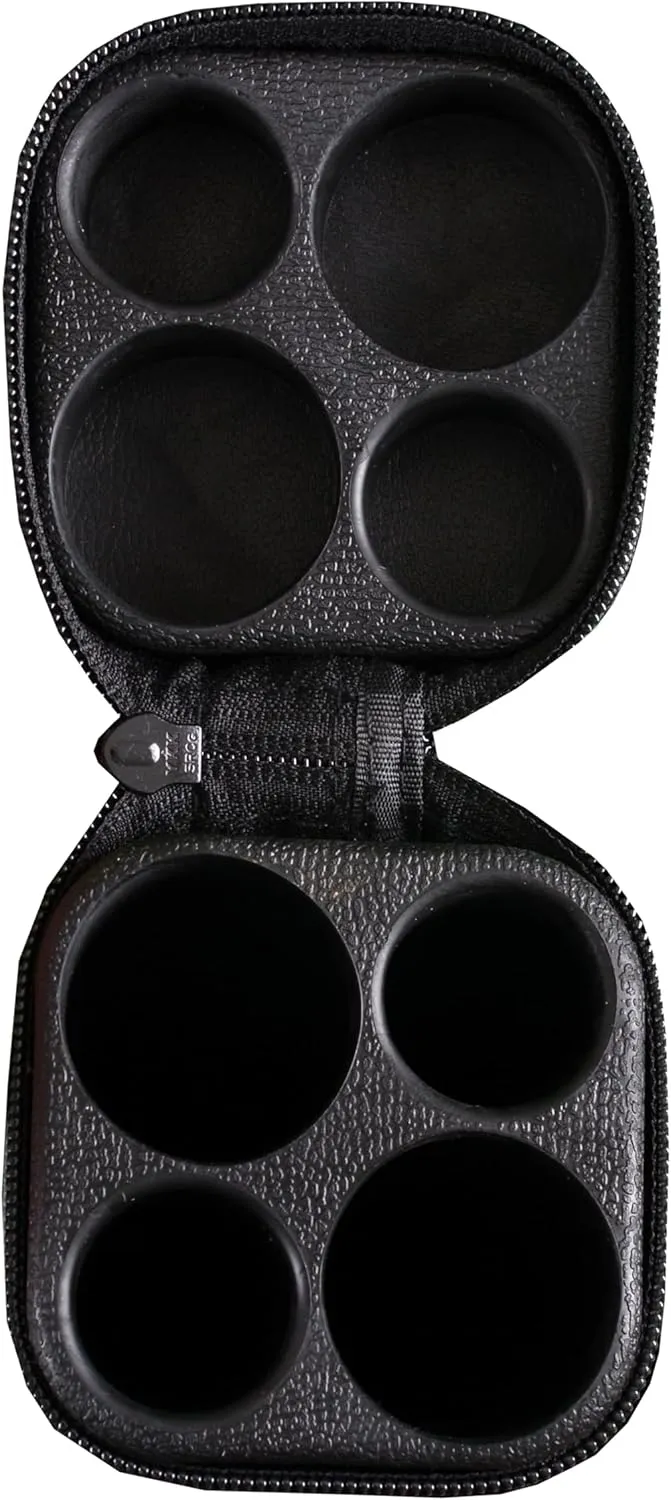 Accuplay Billiards 2X2 Hard Pool Cue Stick Carrying Case Choose Black, Brown, Hot Pink White, Blue White, or Black White