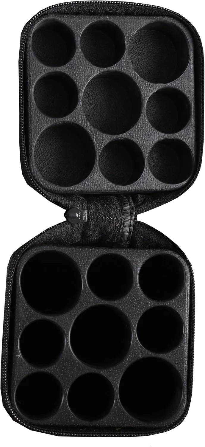 Accuplay Billiards 3x6 Hard Pool Cue Stick Carrying Case Choose Black, Brown, Red White, Blue White or Black White