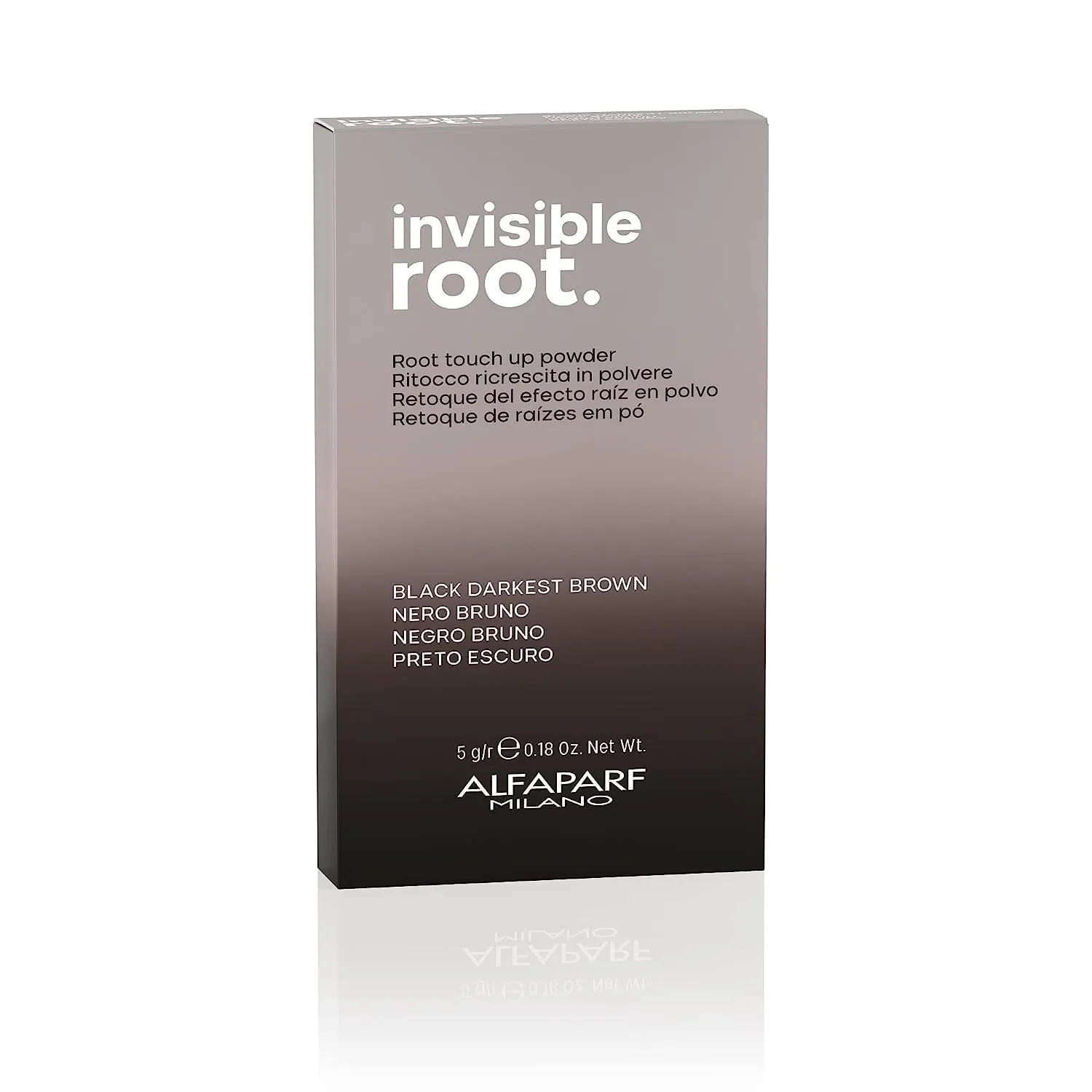 Alfaparf Milano Invisible Root Touch Up Powder - Temporary Hair Color - Root Concealer - Hair Color Regrowth Cover Up