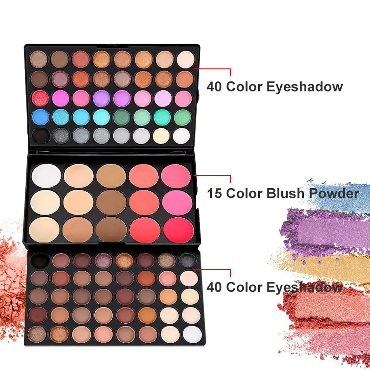 All-in-One Makeup Kit Gift Set, Makeup Kit for Women Full Kit, Makeup Gift Set Include Eyeshadow Palette Lipstick Concealer Blush Mascara Foundation Face Powder, Great Gift Choice(24 PCS)