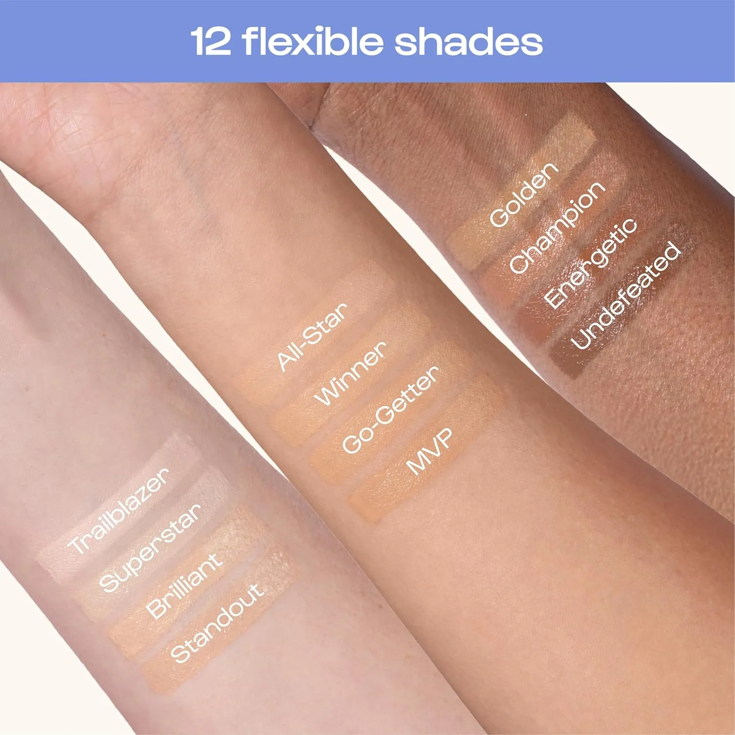 Alleyoop Game Face Makeup Concealer - Lightweight, Buildable Under Eye Concealer for Dark Circles, Hydrating Cream Formula for Women with Aloe Stem Cell - Smooth, Crease-Proof Makeup, Energetic