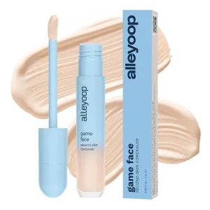 Alleyoop Game Face Makeup Concealer - Lightweight, Buildable Under Eye Concealer for Dark Circles, Hydrating Cream Formula for Women with Aloe Stem Cell - Smooth, Crease-Proof Makeup, Superstar