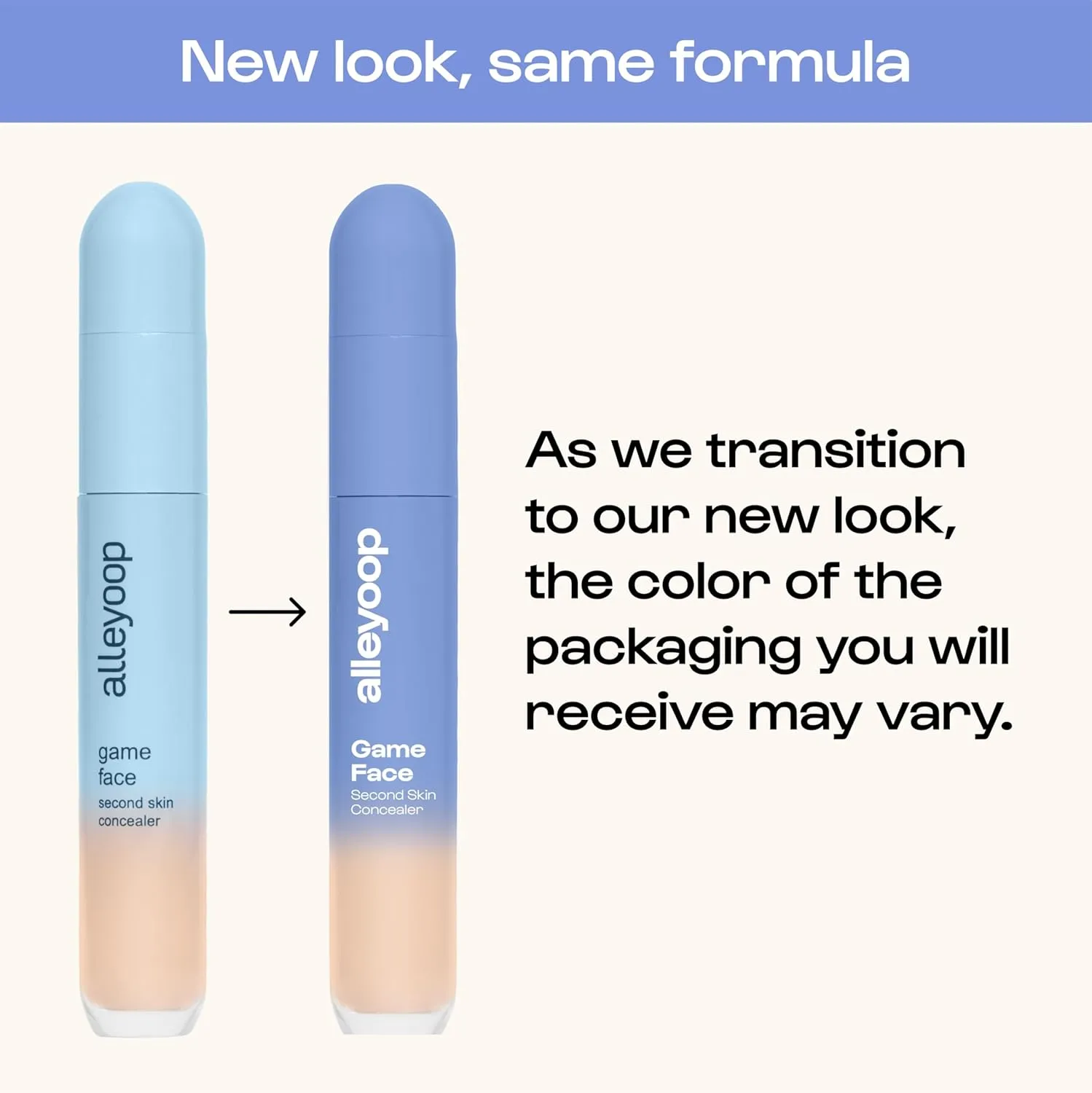 Alleyoop Game Face Makeup Concealer - Lightweight, Buildable Under Eye Concealer for Dark Circles, Hydrating Cream Formula for Women with Aloe Stem Cell - Smooth, Crease-Proof Makeup, Superstar