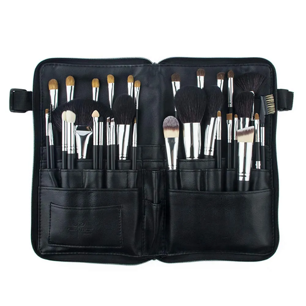 Anmor Professional 32 PCS Makeup Brushes Set Natural Hair Make Up Brush Foundation Eyebrow Eyeshadow Tools With Cosmetics Bag