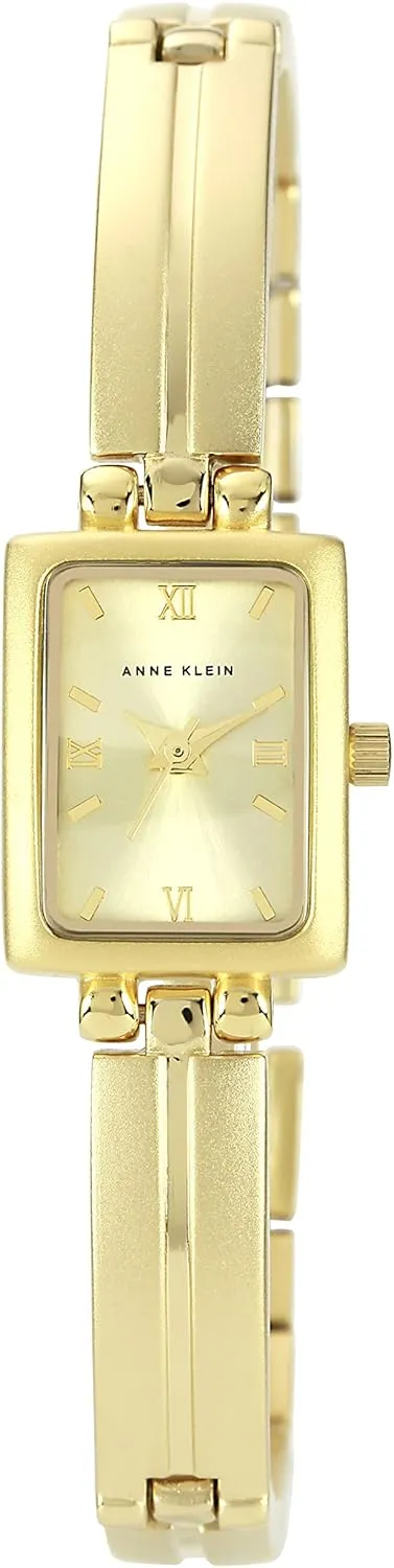 Anne Klein Women's 10-5404CHGB Gold-Tone Dress Watch