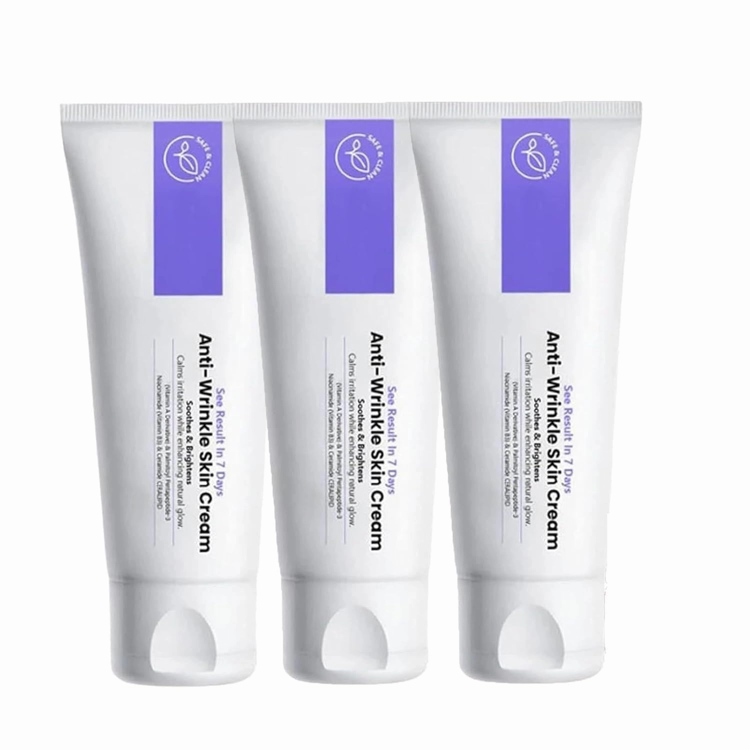 Anti-Wrinkle Skin Cream for Remove Wrinkles, Anti Wrinkle Face Cream, Hydrating Facial Moisturizer, Firms Skin, Effectively for Skins (3pcs)