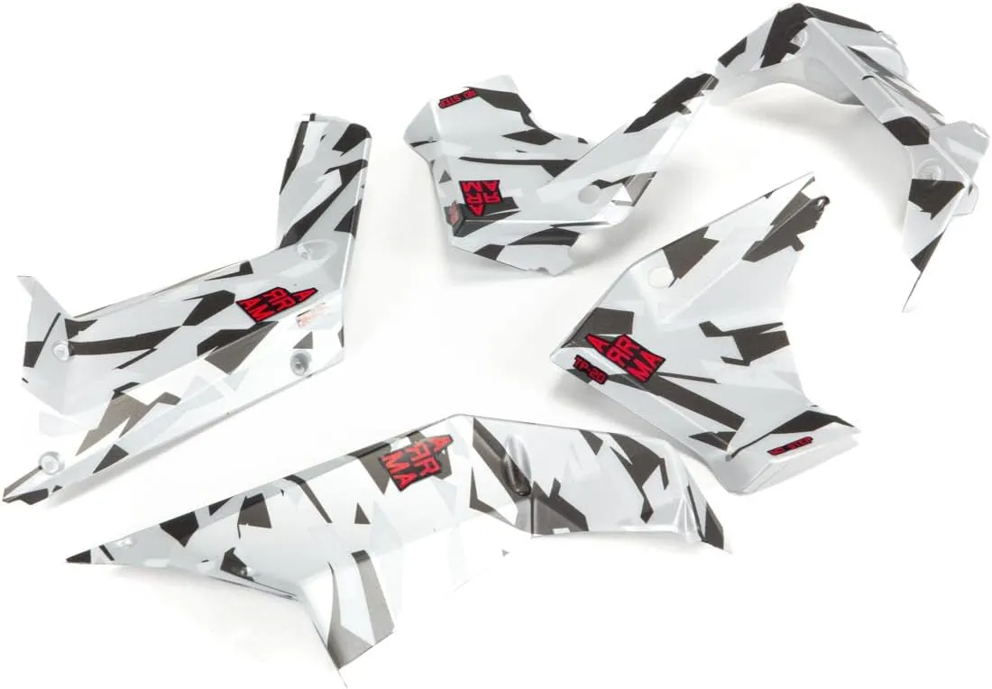 ARRMA 1/7 Guard Set Painted, White Camo: FIRETEAM, ARA411017